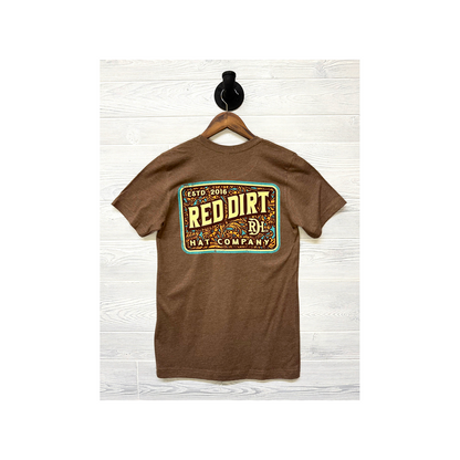 Red Dirt Hat Co Tooled Leather Short Sleeve T-Shirt weis-western-wear