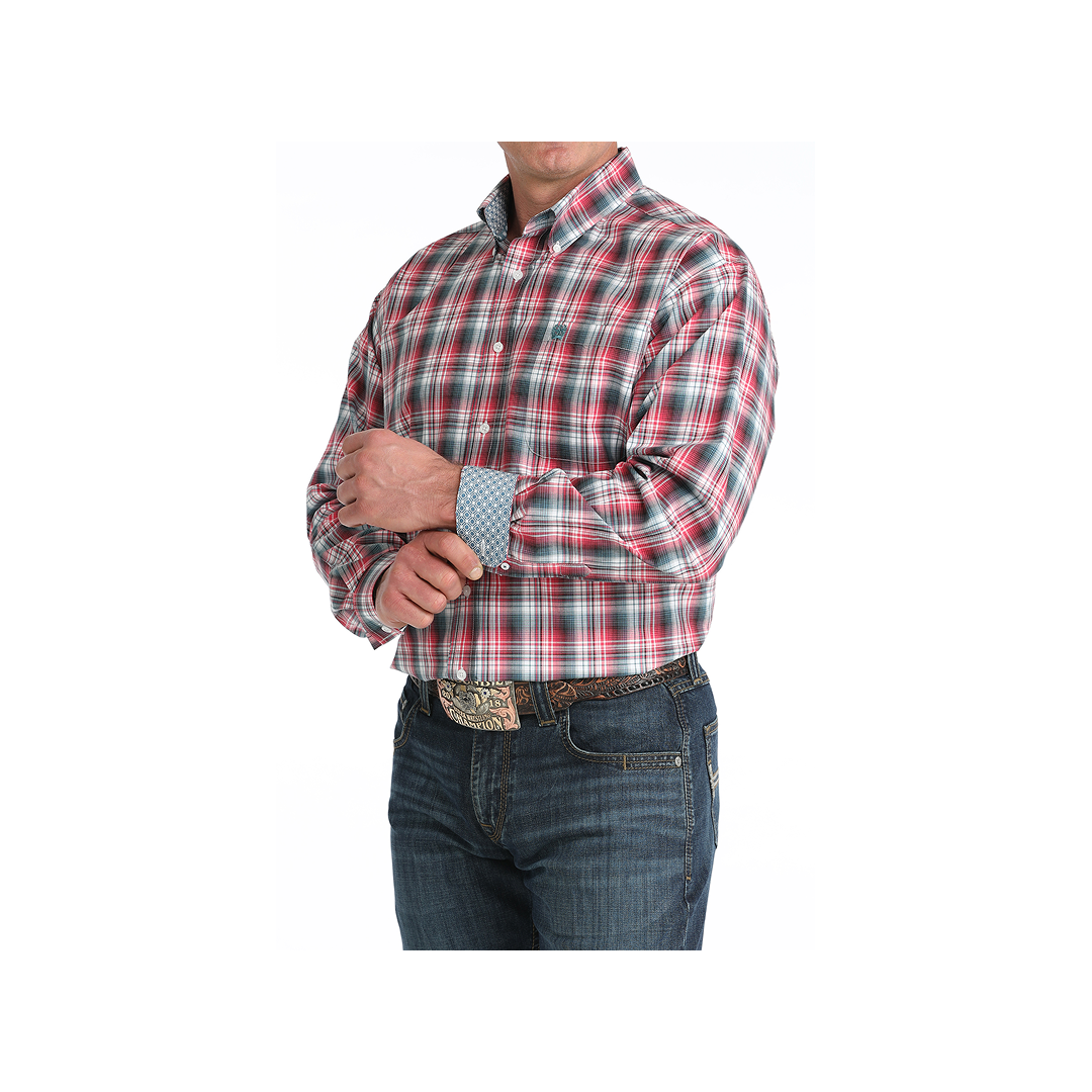 Cinch Men's Plaid Long Sleeve Button-Up Shirt weis-western-wear