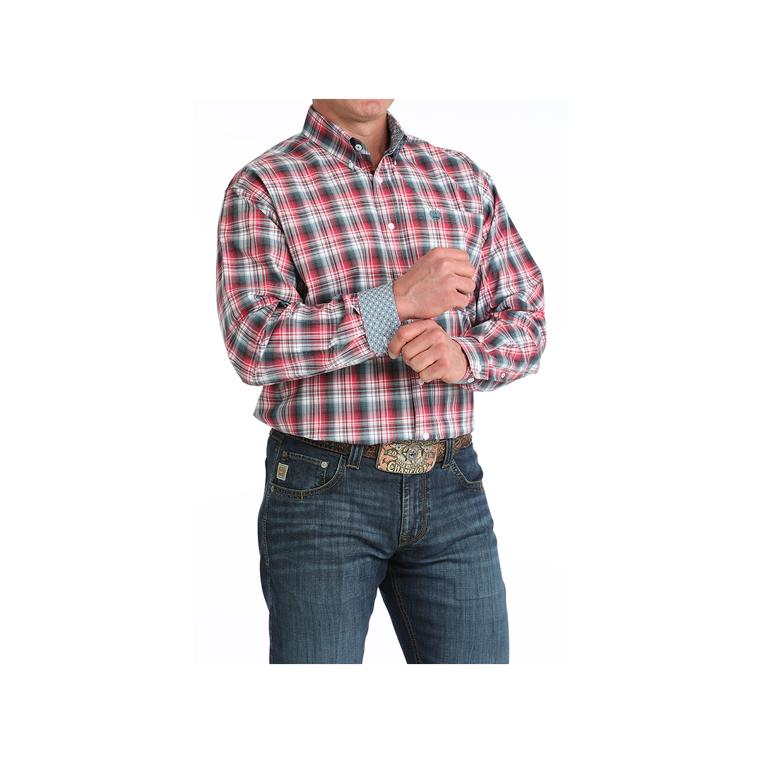 Cinch Men's Plaid Long Sleeve Button-Up Shirt weis-western-wear