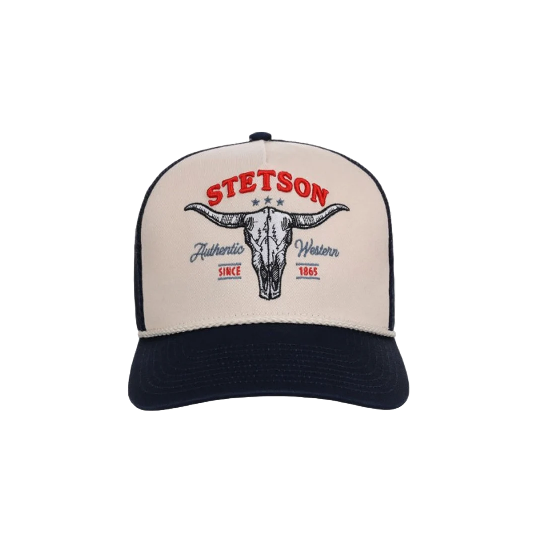 Stetson Graphic Skull Trucker Cap