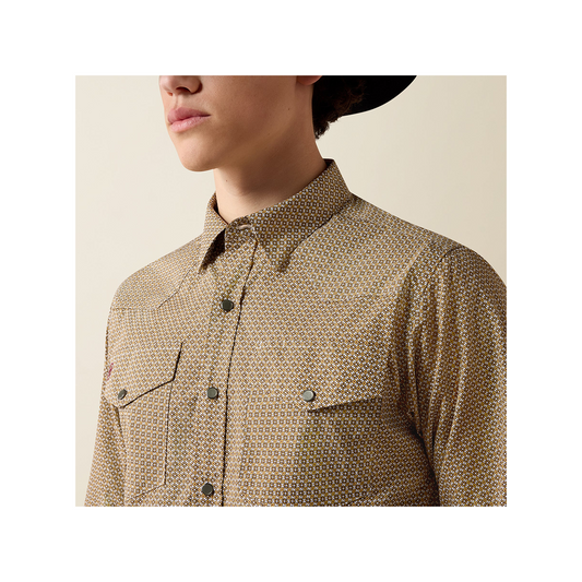 Ariat Men's Wrinkle Free Rip Classic Fit Snap Western Shirt