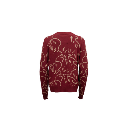 Outback Trading Co. Women's Wine Red Ainsley Sweater