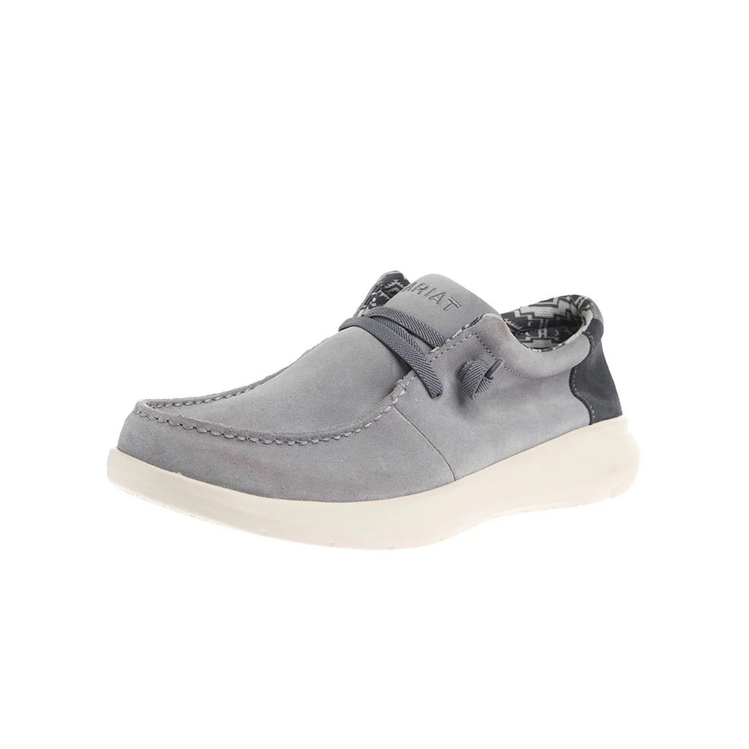 Ariat Men's Hilo Castlerock Grey Suede Shoe weis-western-wear