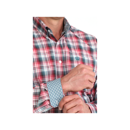 Cinch Men's Plaid Long Sleeve Button-Up Shirt weis-western-wear