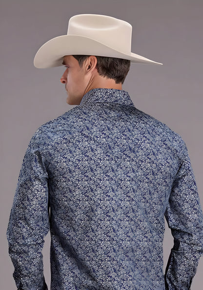 Stetson Men's Long Sleeve Western Snap Shirt