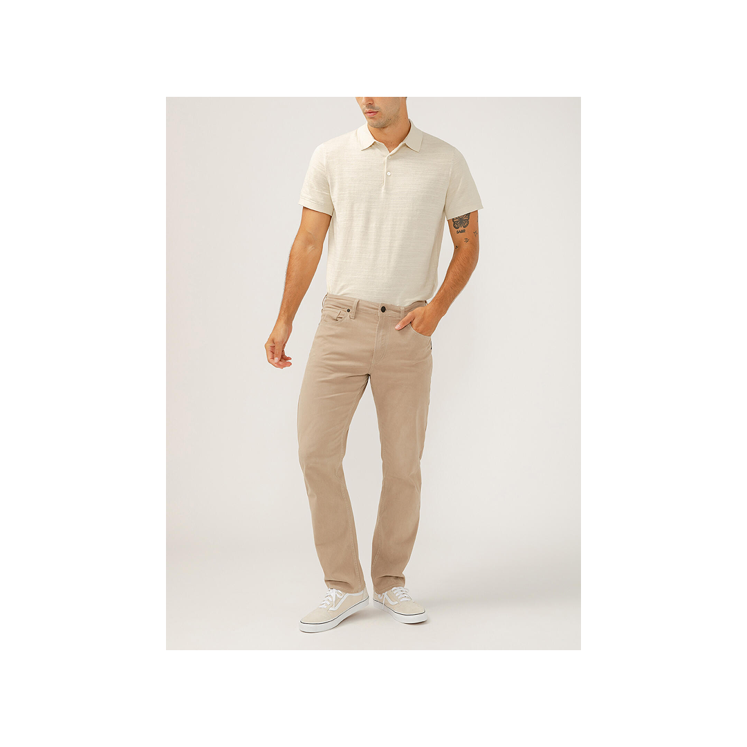 Silver Jean's Men's Machray Straight Leg Khaki Pants