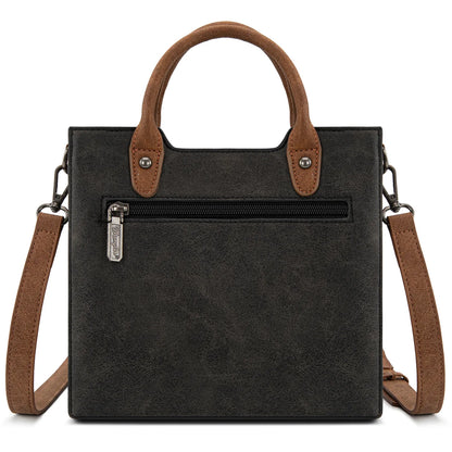 Wrangler Braided Whipstitch Top Handle Small Tote/Crossbody