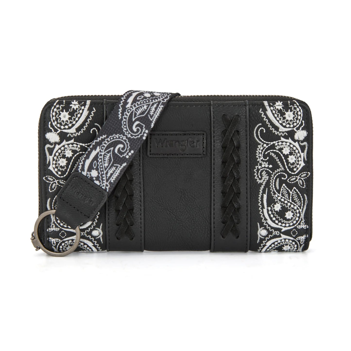 Montana West Wrangler Bandana Paisley Print Wallet weis-western-wear