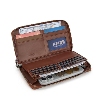 Montana West Wrangler Bandana Paisley Print Wallet weis-western-wear