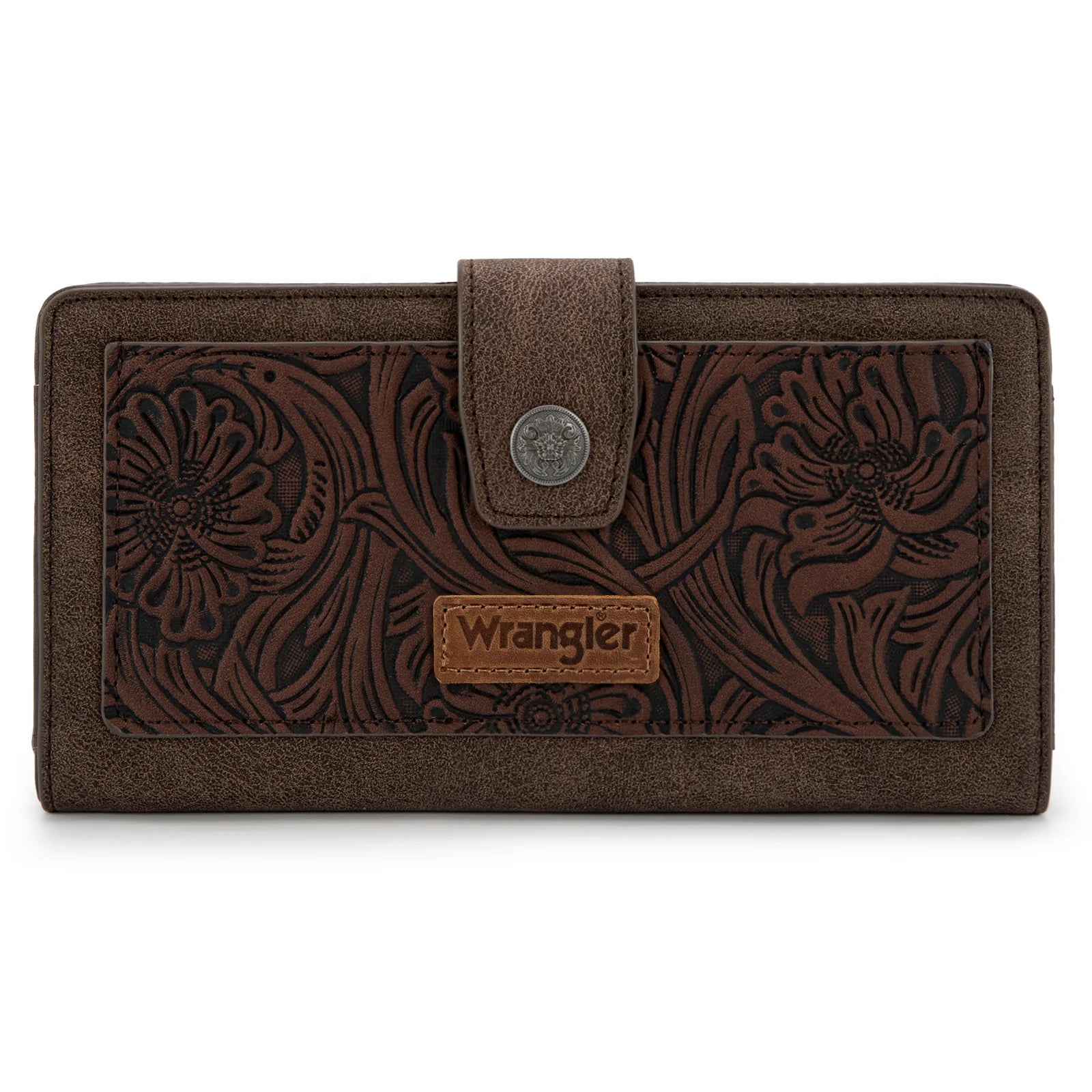 Montana West Wrangler Floral Tooled Wallet weis-western-wear