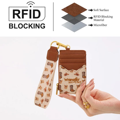 Wrangler Western Print RFID Blocking Wallet