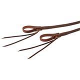 Weaver Leather STS Ranch Signature Tack Harness Leather Split Rein, Pineapple Knot, 8'