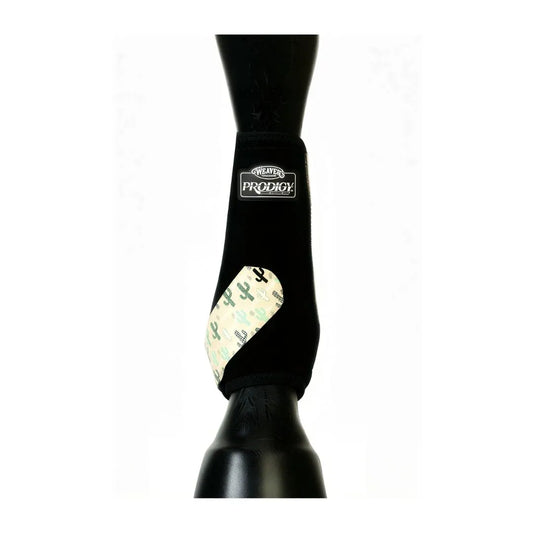 WEAVER Prodigy Athletic Boots Front Two-Pack - BLACK CACTUS weis-western-wear