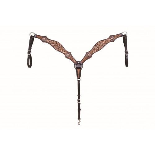 Western Rawhide Country Legend Two-Tone Breastcollar