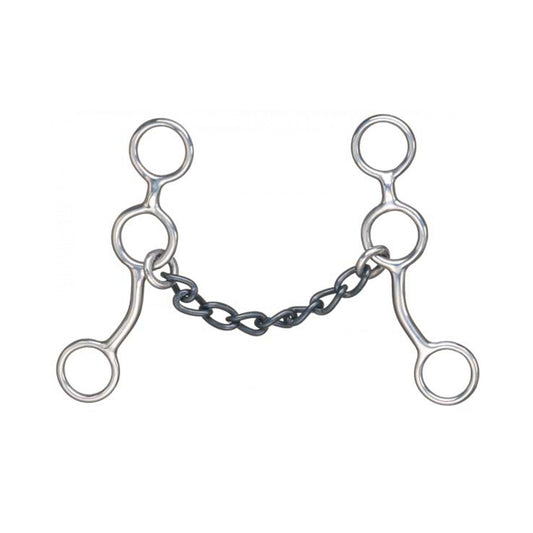 Western Rawhide Junior Cow Horse Chain Gag Bit 255329