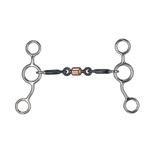 Western Rawhide Junior Cow Horse Roller Gag Bit 255332