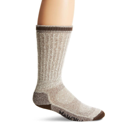 Wigwam Unisex 1 Pack Hunting Merino Comfort Sportsman Heavyweight Socks Brown F2410 109