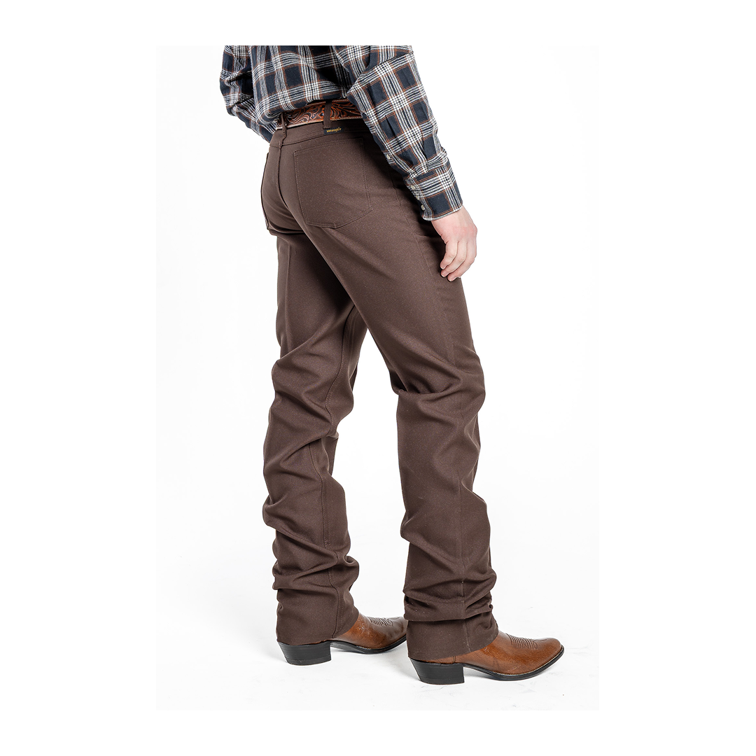 Wrangler Men’s Wrancher Dress Pants Heather Brown