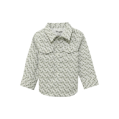 Wrangler Baby Boy Shirt - Green weis-western-wear
