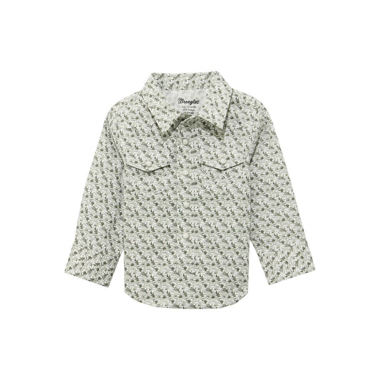 Wrangler Baby Boy Shirt - Green weis-western-wear
