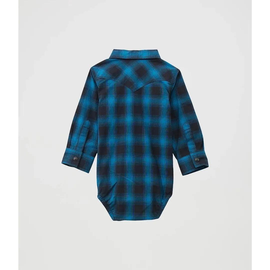 Wrangler Baby Boy's Long Sleeve Western Snap Bodysuit weis-western-wear