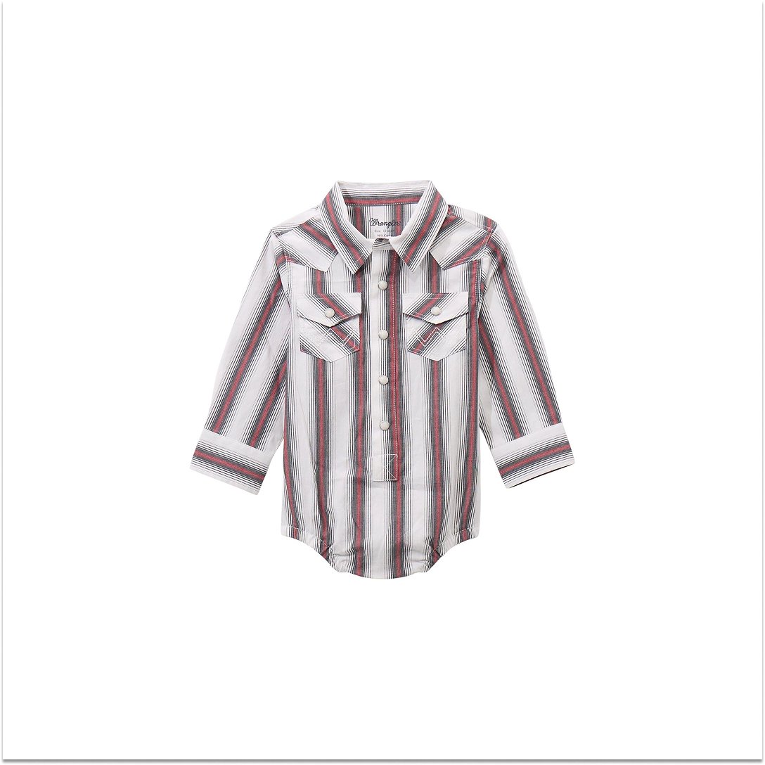 Wrangler Baby Boy's Onesie White Multi weis-western-wear