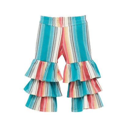 Wrangler® Baby Girl Pull Up Flare Pant - Stripe