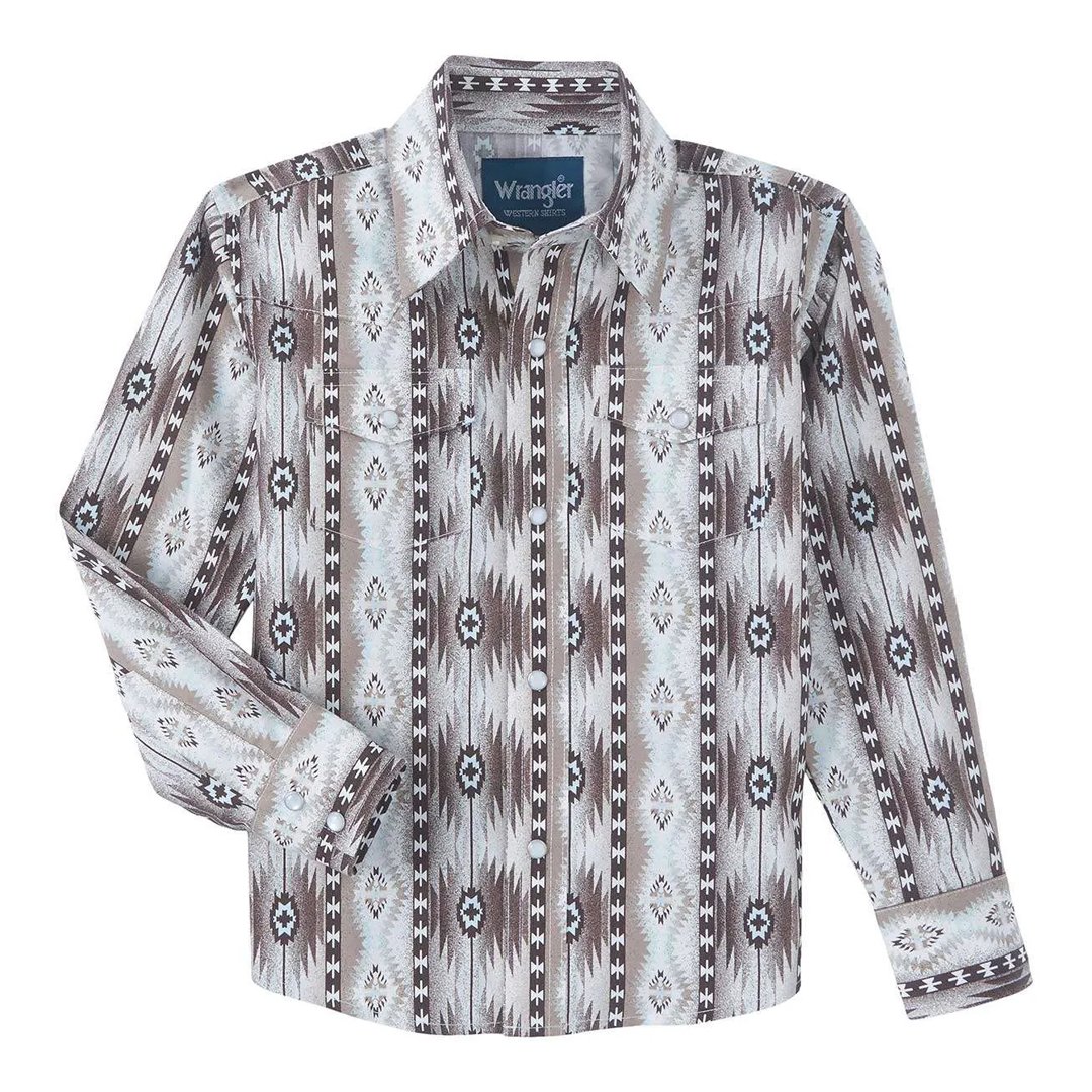 Wrangler Boy's Checotah Long Sleeve Shirt 112346231