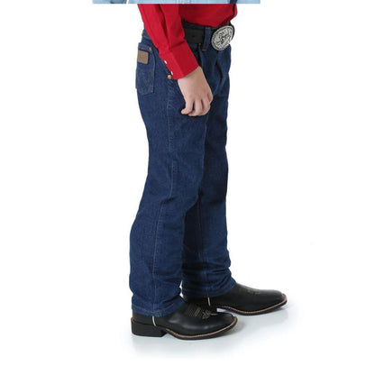 Wrangler Boy's Cowboy Cut® Original Fit - Prewashed-Indigo weis-western-wear