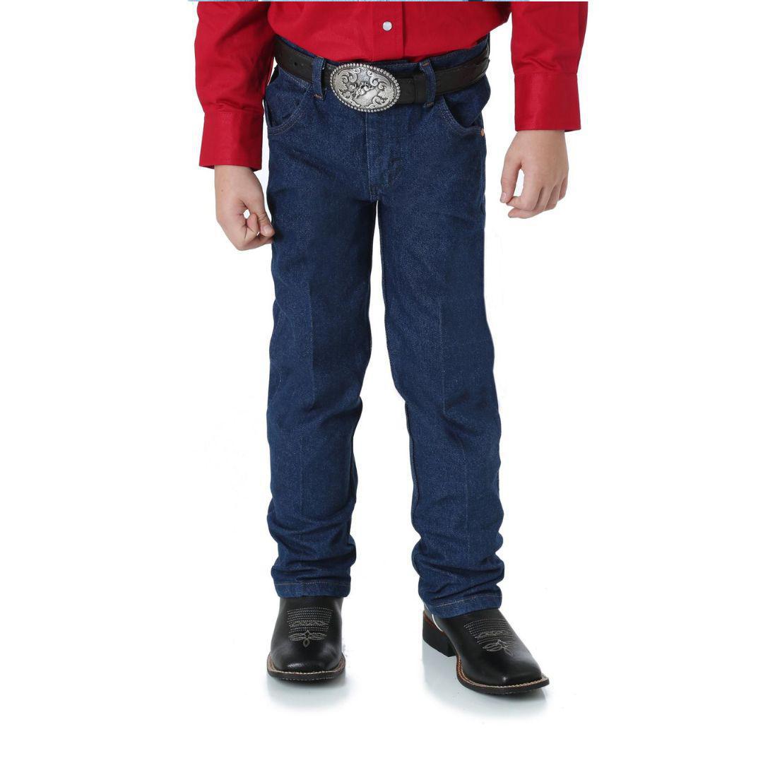 Wrangler Boy's Cowboy Cut® Original Fit - Prewashed-Indigo weis-western-wear
