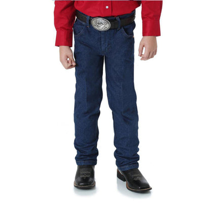 Wrangler Boy's Cowboy Cut® Original Fit - Prewashed-Indigo weis-western-wear