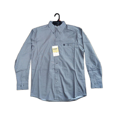 Wrangler® George Strait Collection One Pocket Long Sleeve Shirt weis-western-wear
