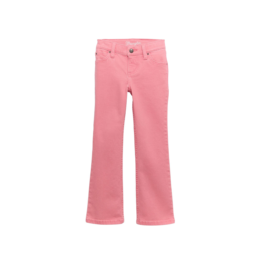 Wrangler Girl's Boot Cut Jeans Pink