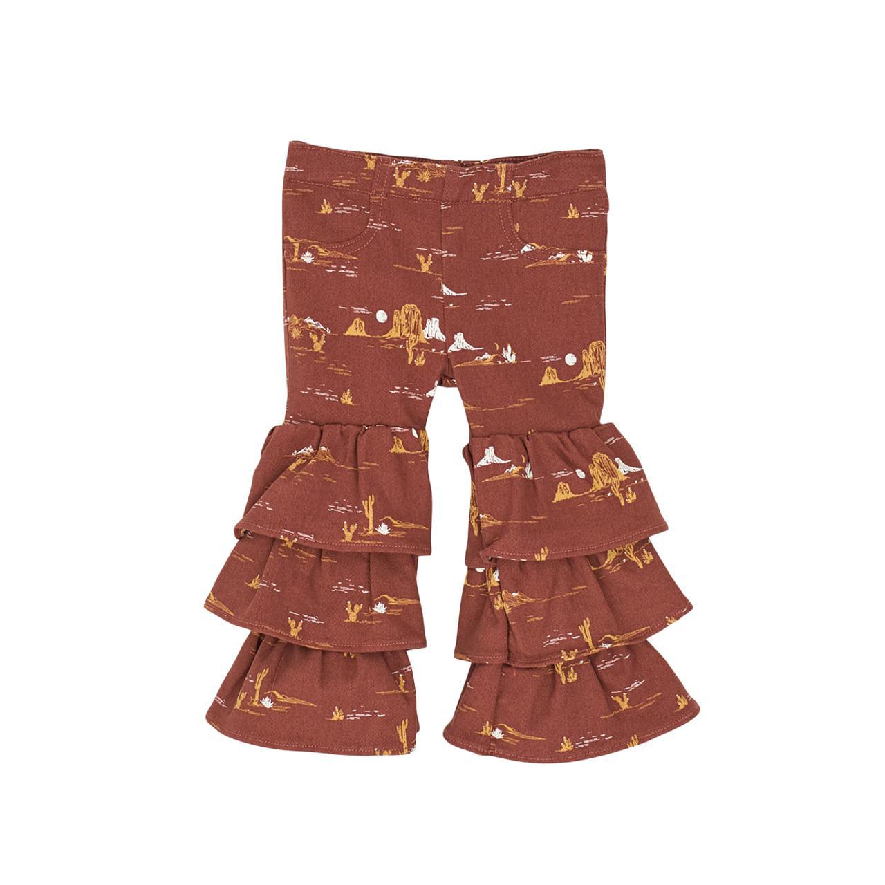 Wrangler Girl's Red Desert Flare Pull-Up Pants