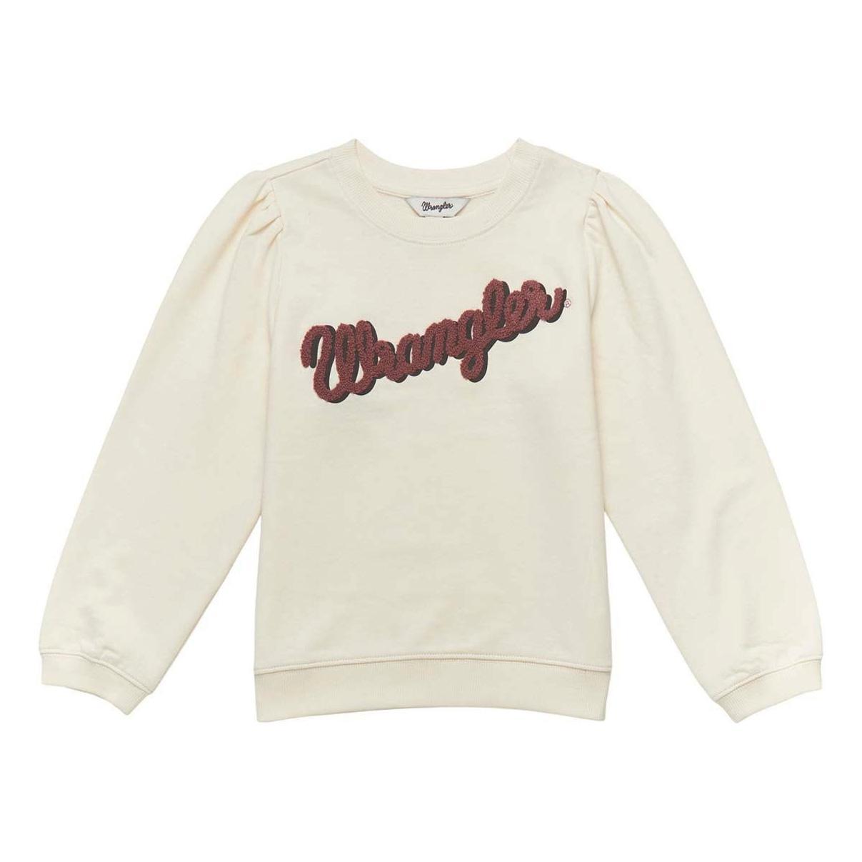 Wrangler Girl's Sweatshirt In Cream