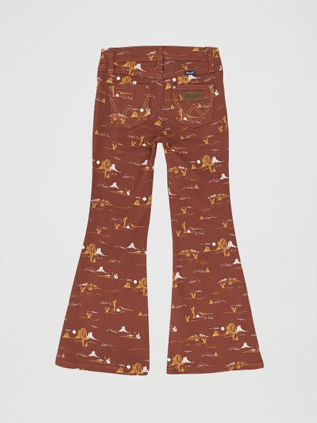 Wrangler Girl's Western Flare- Kid's Girl's Jeans