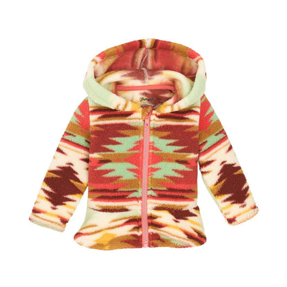 Wrangler Girls Aztec Fleece Zip Jacket