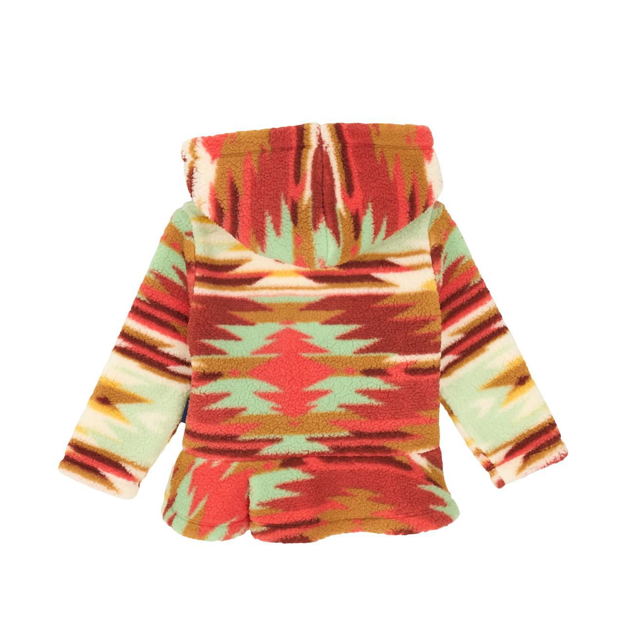 Wrangler Girls Aztec Fleece Zip Jacket