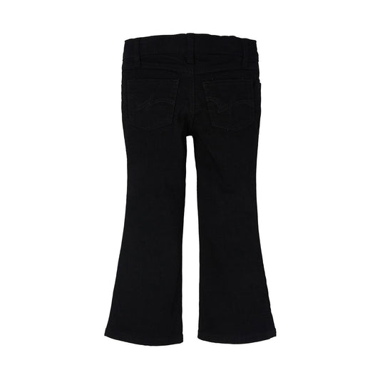 Wrangler Girls' Boot Cut Stretch Low Rise Regular Fit Boot Cut Jeans Black 1009MWGBB