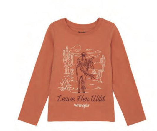 Wrangler Girls Long Sleeve Tee