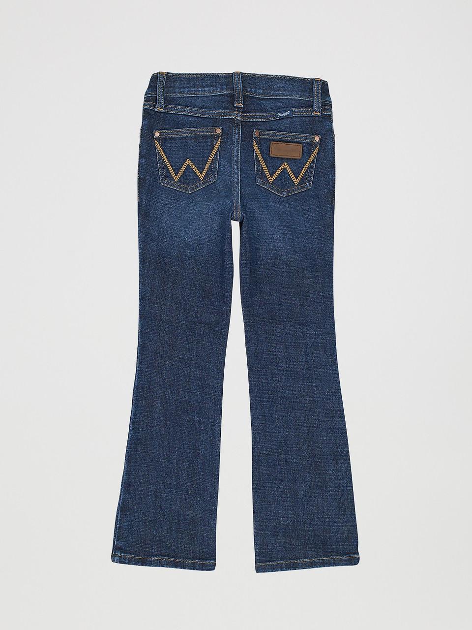 Wrangler® Girls' Western Boot Cut Jeans in Ada