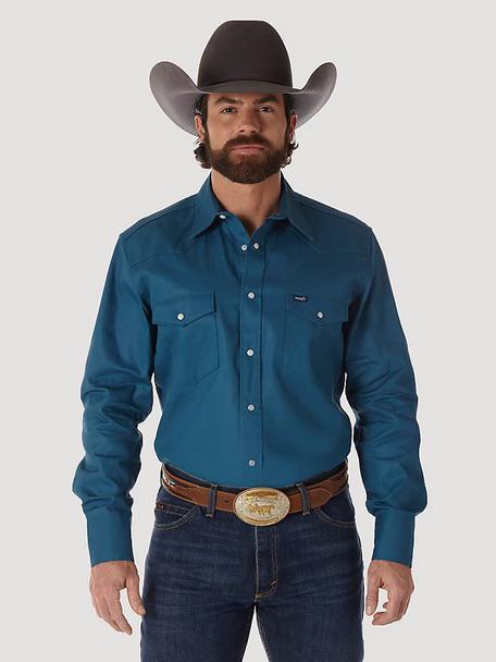 Wrangler Men's Authentic Cowboy Cut Work Shirt