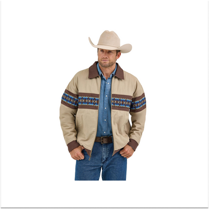 Wrangler Men's Aztec Bomber Jacket North Shore