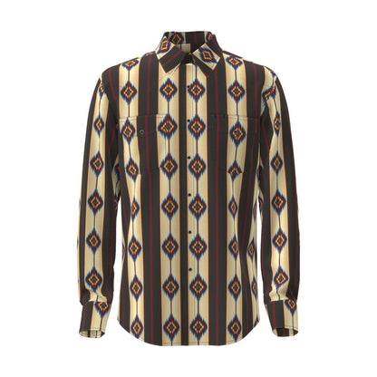 Wrangler Men's Checotah Dress Western Long Sleeve Shirt