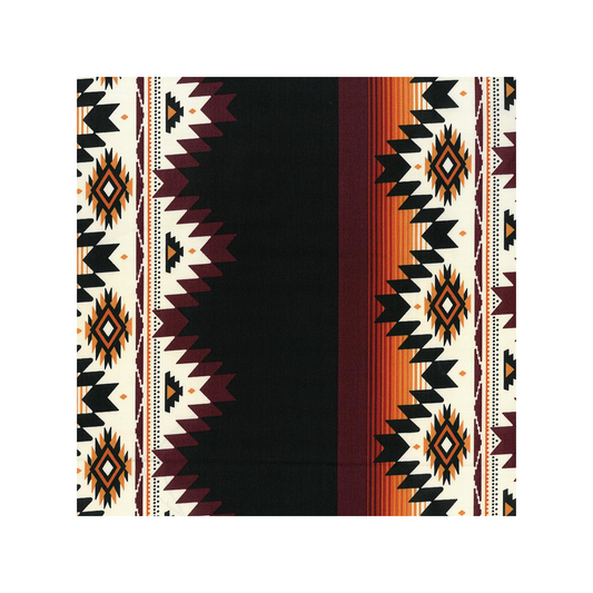 Wrangler Men's Checotah Long Sleeve Snap Shirt Black Multi