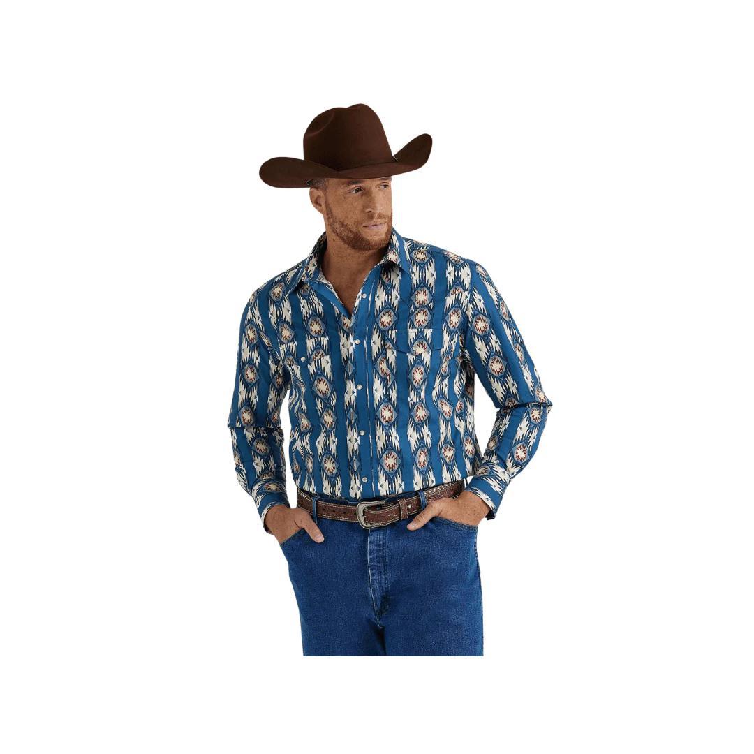 Wrangler Men's Checotah Western Long Sleeve Shirt weis-western-wear