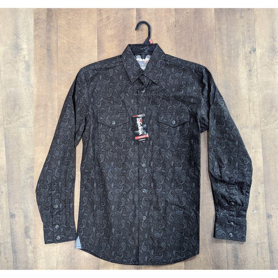 Wrangler Men's Competition Advanced Comfort Long Sleeve Shirt weis-western-wear