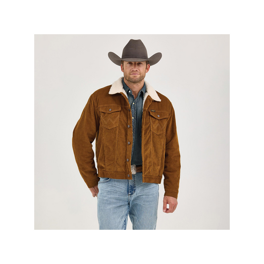 Wrangler Men's Corduroy Sherpa Lined Jacket