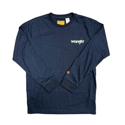 Wrangler Men's FR Long Sleeve Tee Navy 112350146, 112350147