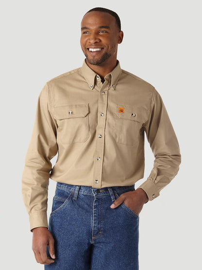 Wrangler Men's Flame Resistant Riggs Work Shirt